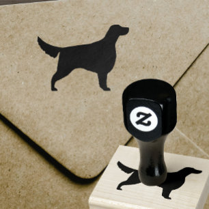 Irish Setter Dog Breed Silhouette Rubber Stamp