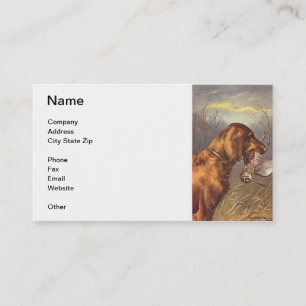 Irish Setter Dog Business Card