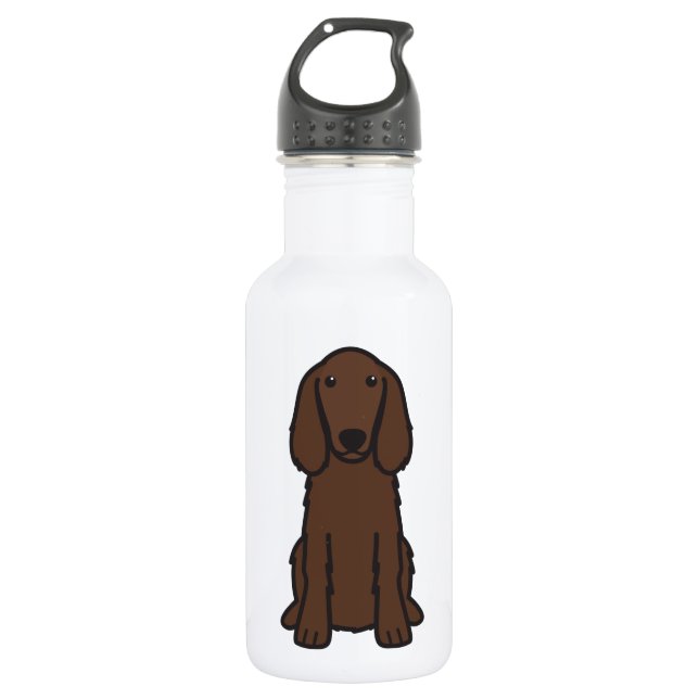 Irish Setter Dog Cartoon 532 Ml Water Bottle (Front)