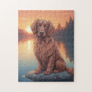 Irish Setter dog Jigsaw Puzzle