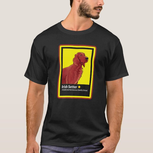 Irish Setter Dog Love Dog Mum Irish Setter Owner T-Shirt (Front)
