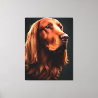 Irish Setter Fine Art Pet Portrait