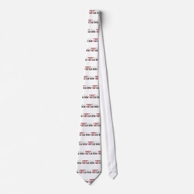 Irish Setter Gifts Tie (Front)