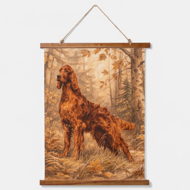 Irish  Setter,  Hanging Tapestry (Front)