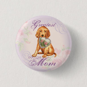 Irish Setter Heart Mum 3 Cm Round Badge