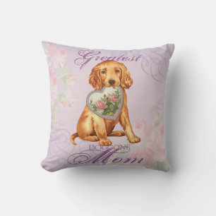 Irish Setter Heart Mum Cushion