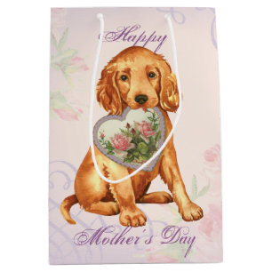 Irish Setter Heart Mum Medium Gift Bag