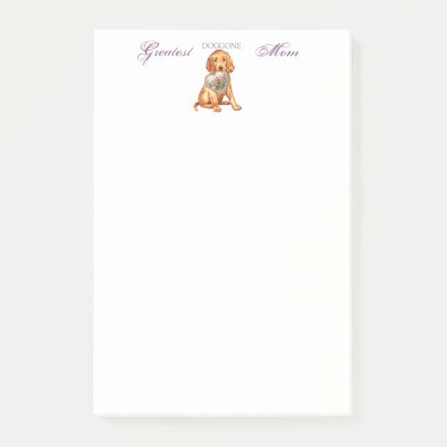 Irish Setter Heart Mum Post-it Notes (Front)