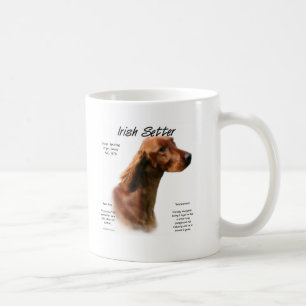 Irish Setter History Design Coffee Mug