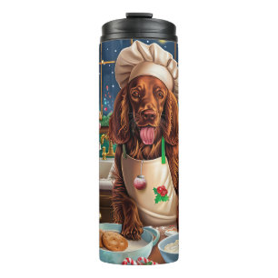 Irish Setter Holiday Baking: Festive Christmas Thermal Tumbler