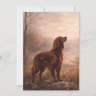 Irish Setter Invitation