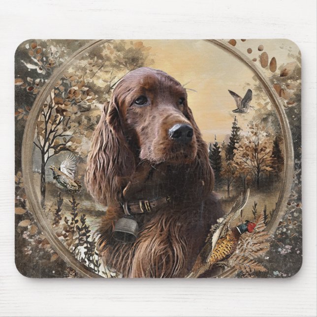 Irish Setter Mouse Mat (Front)