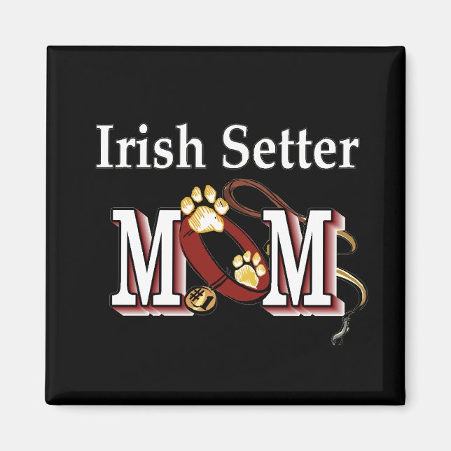 Irish Setter Mum Gifts Magnet (Front)