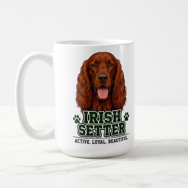 🐾 Irish Setter Owner Gift🐾 Coffee Mug (Left)