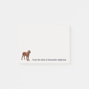 Irish Setter Personalise Post-it Notes