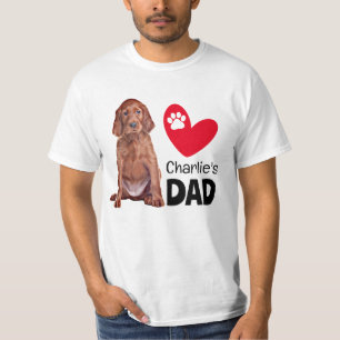 Irish Setter Personalised Dad T-Shirt
