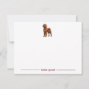 Irish Setter Personalised Note Cards