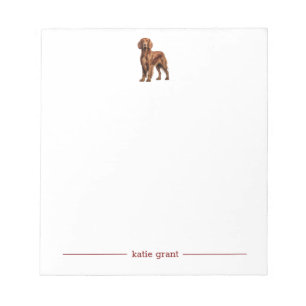 Irish Setter Personalised Notepads