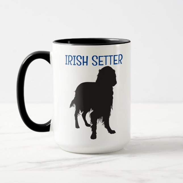Irish Setter Personalised Two-Sided Mug (Left)
