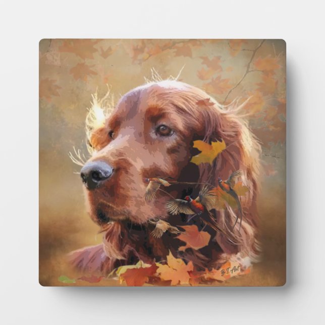  Irish Setter Plaque (Front)