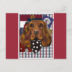 IRISH SETTER POSTCARD