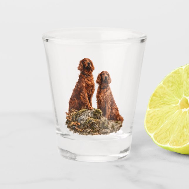  Irish Setter   Shot Glass (Front)