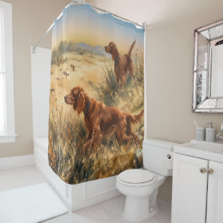 Irish Setter Shower Curtain