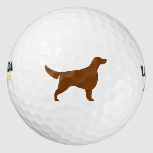 Irish Setter Silhouette Golf Balls