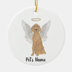Irish Setter Sympathy Memorial Ceramic Tree Decoration