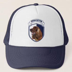 Irish setter trucker hat