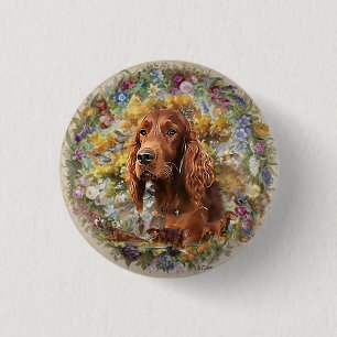 Irish Setter - Ultimate Upland Bird Dog 3 Cm Round Badge