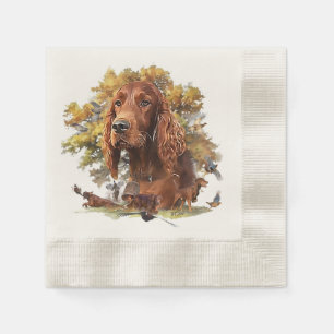 Irish Setter - Ultimate Upland Bird Dog Napkin