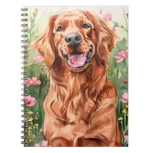 Irish Setter Watercolor Journal