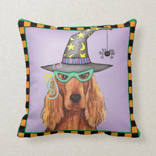 Irish Setter Witch Cushion