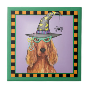 Irish Setter Witch Tile