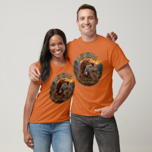 Irish Setter with Chukar Partridge ,Art T-Shirt