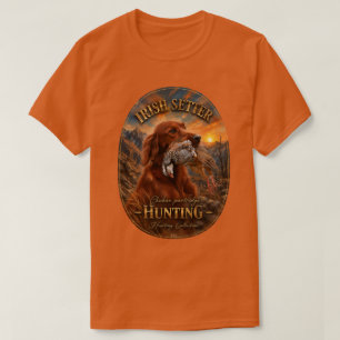 Irish Setter with Chukar Partridge ,Art T-Shirt