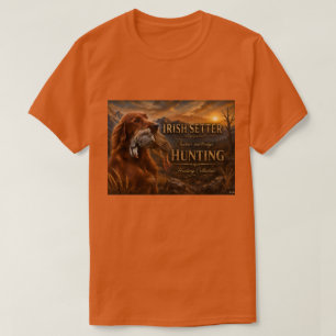 Irish Setter with Chukar Partridge ,Art T-Shirt