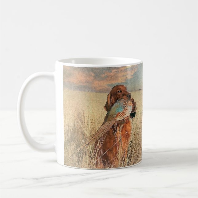 Irish Setter with pheasant     Coffee Mug (Left)
