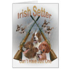 Irish Setters Can't Have Just One Cards
