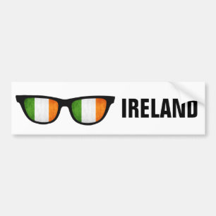 Irish Shades custom text & colour bumpersticker Bumper Sticker