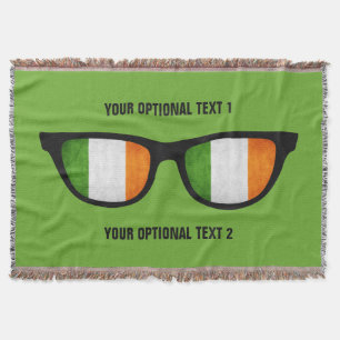 Irish Shades custom throw blanket