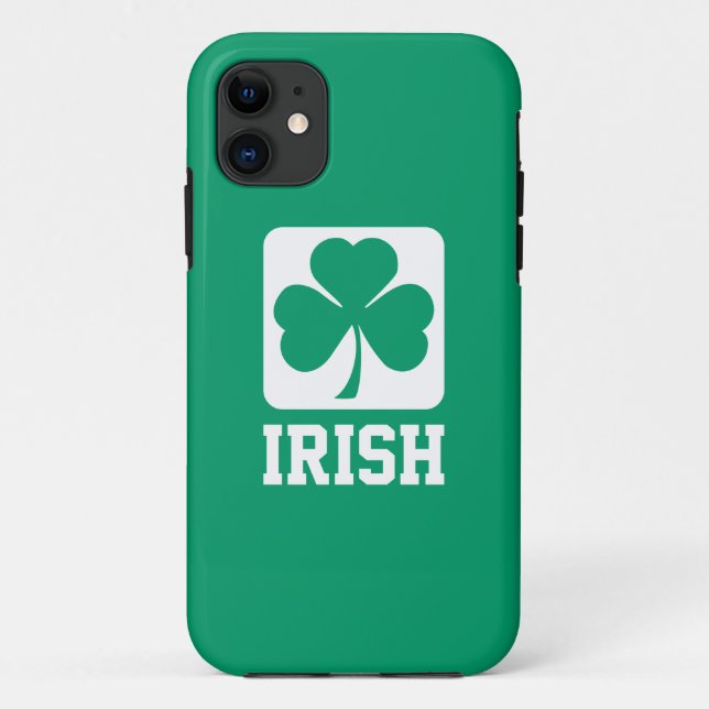 Irish Shamrock Case-Mate iPhone Case (Back)