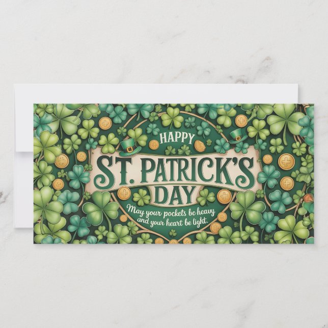 Irish Shamrock Celebration Design (Front)