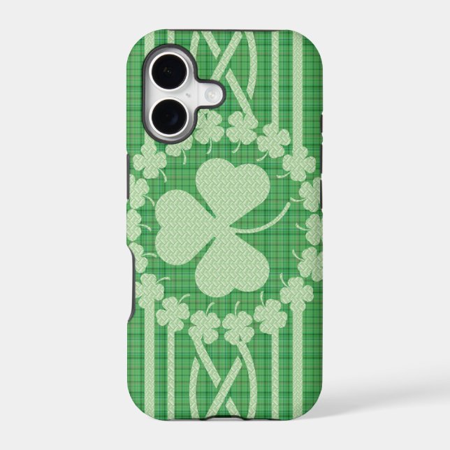 Irish Shamrock Celtic Pattern Custom Case-Mate ID™ (Back)