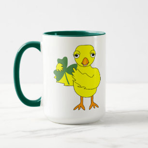 Irish Shamrock Chick Mug