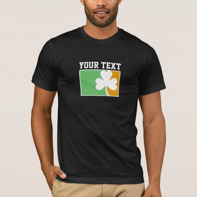 Irish Shamrock customisable T-Shirt (Front)