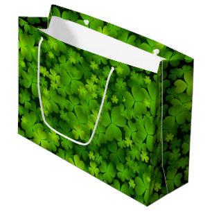 Irish Shamrock Gift Accessories Large Gift Bag