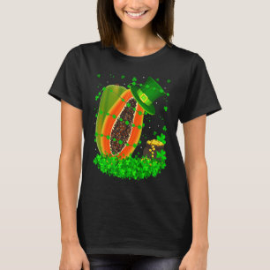 Irish Shamrock Leprechaun Papaya St Patrick's Day T-Shirt