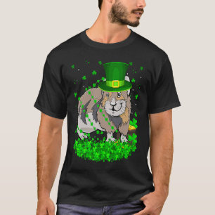 Irish Shamrock Leprechaun Pika St Patrick's Day T-Shirt